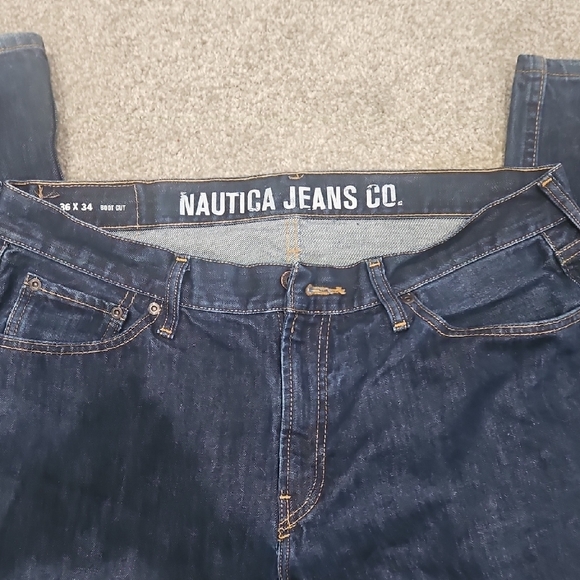 Nautica Men's Deep Blue Relaxed Jeans - Picture 3 of 6
